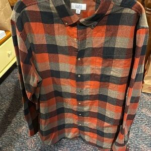 Mens Croft&Barrow long sleeve flannel shirt
